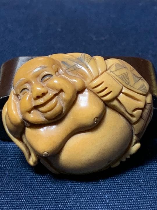 根付　骨董   置物 古美術 布袋骨董品 茶道具　縁起物  レトロ アンティーク