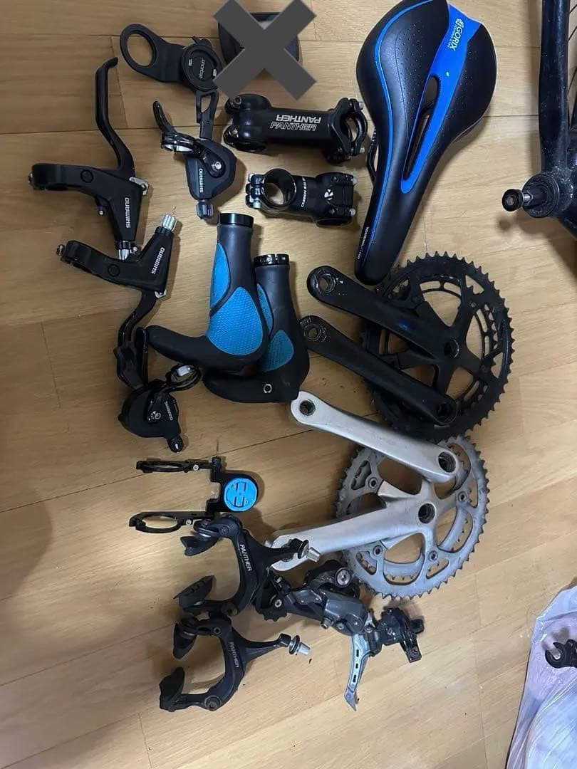 クロスバイク用コンポーネントパーツセット