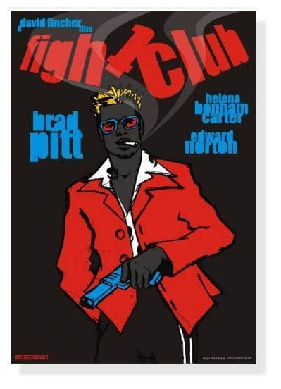 Fight Club（ファイト・クラブ）/ブラッド・ピット/映画ポスター