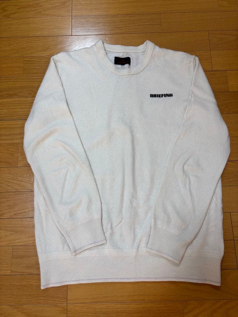 ブリーフィング　カシミヤクルーネックニット メンズゴルフ　セーター