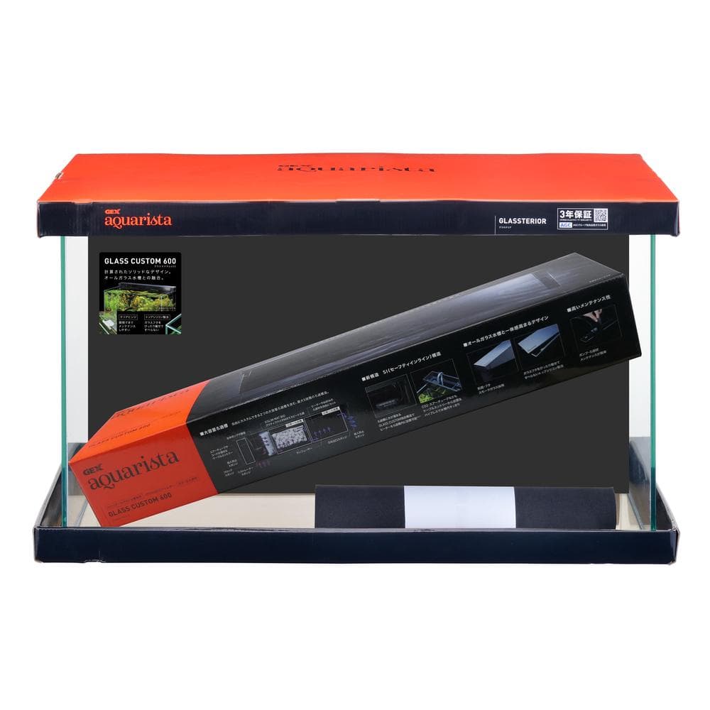 ジェックス グラステリア ＴＳ６００－ＧＣ グラスカスタムセット水槽