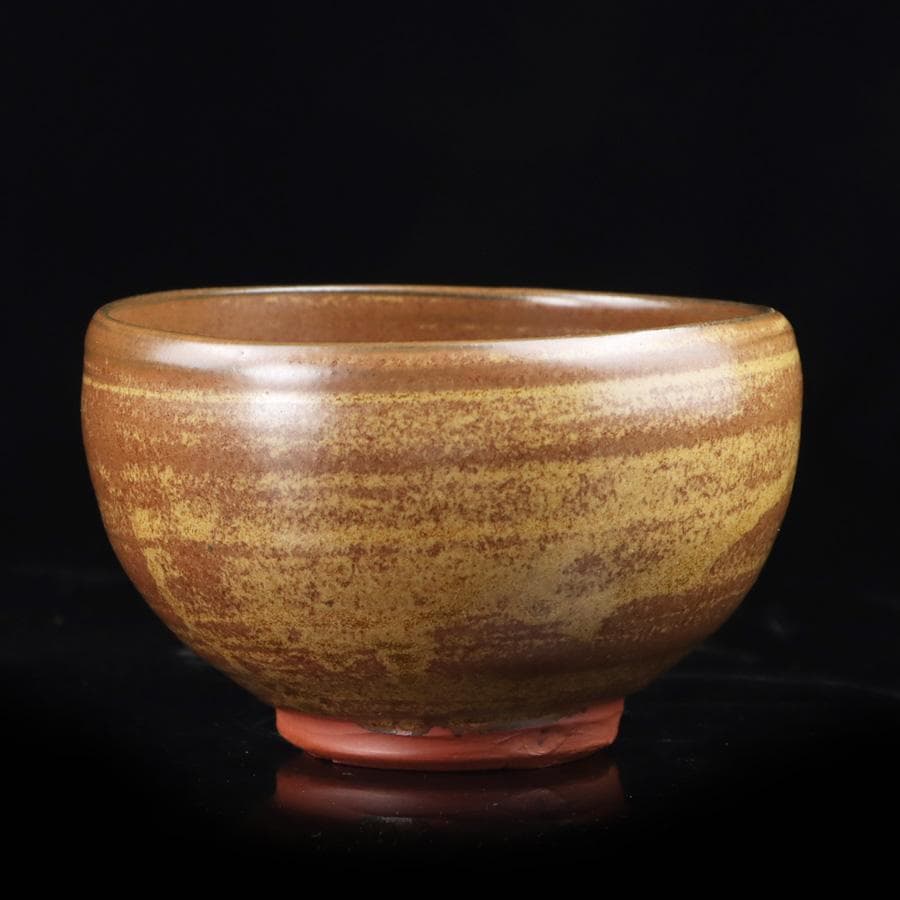 Y2918-2 茶道具 赤水焼 伊藤赤水 抹茶碗 共箱　　XXX