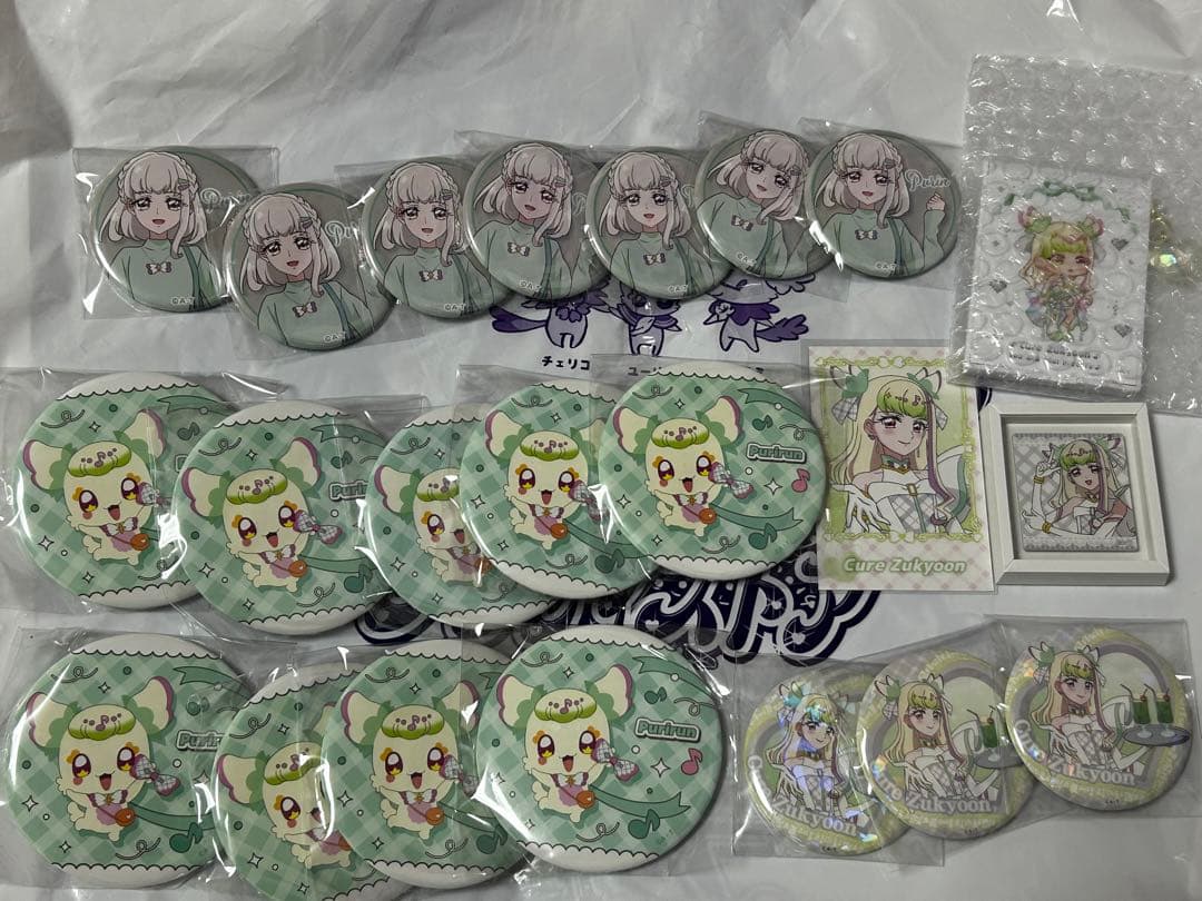 キミとアイドルプリキュア ズキューン ぷりん プリルン 缶バッジ その他セット