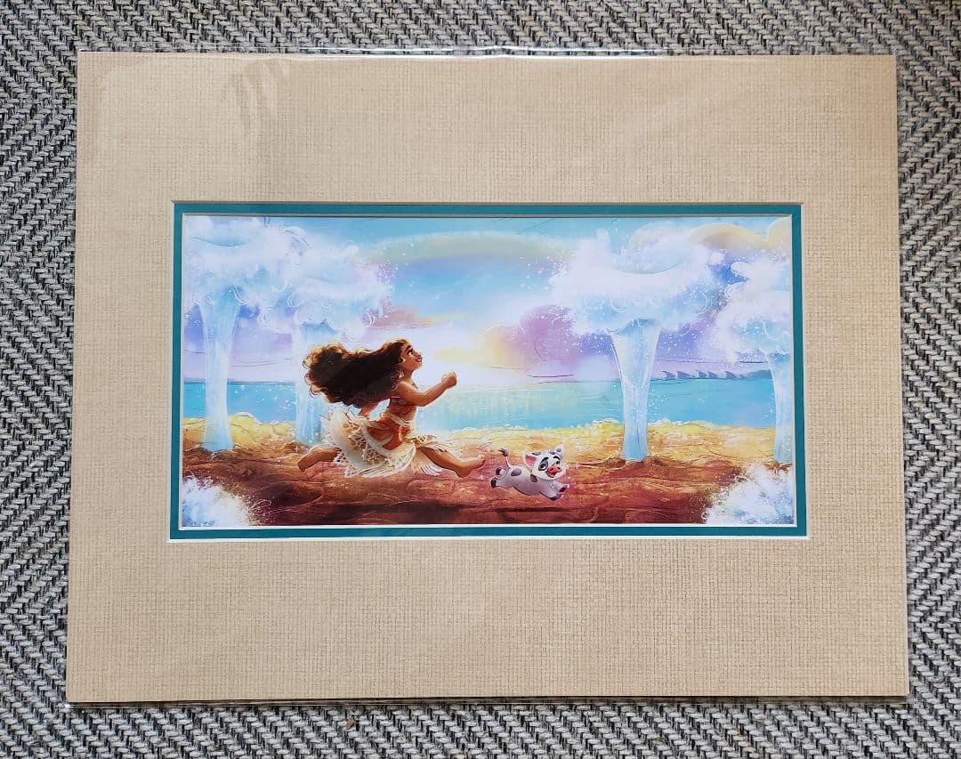 アメリカディズニー モアナ 印刷物