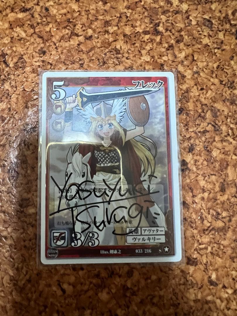 TCG スターズオブヘブン サインカード 剣康之