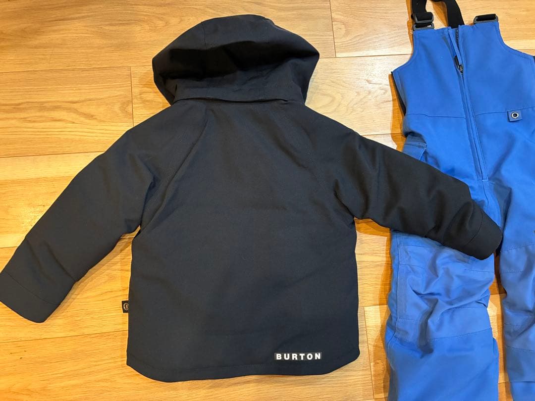 BURTON スノーボードウェア トドラー　3T 黒/青
