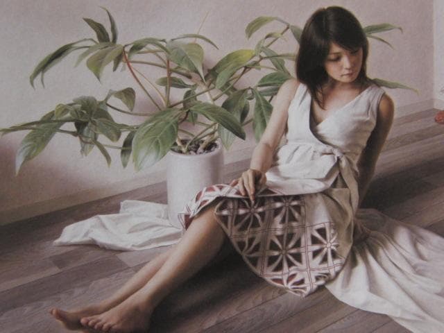 塩谷亮、白い部屋、希少な画集より、新品高級額・額装付、状態良好