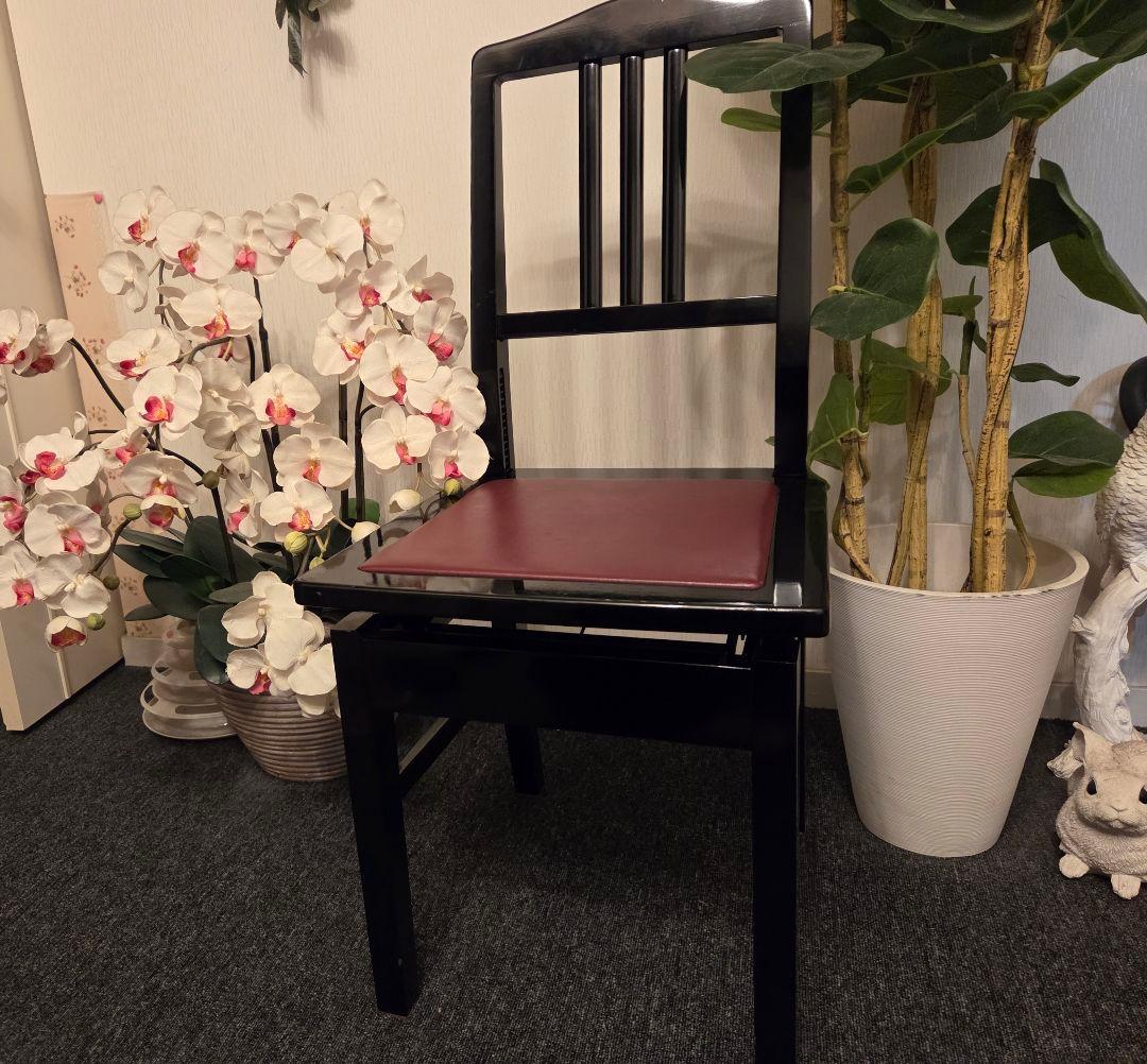 日本製 YAMAHA トムソン椅子 ピアノ椅子 高低自在椅子 ビンテージ