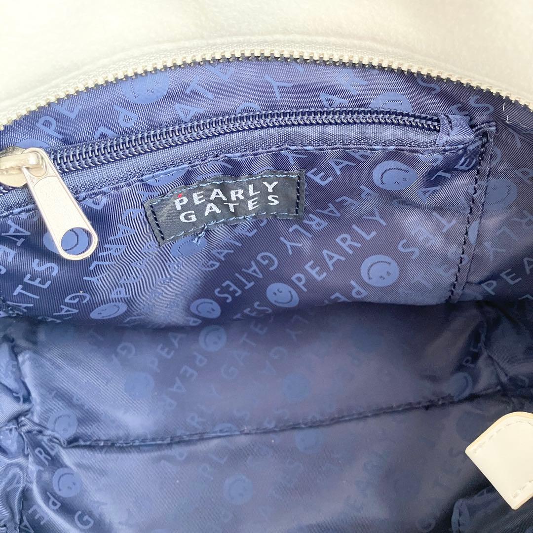 【パーリーゲイツ】美品 ゴルフ カートバッグ レディース メンズ ロゴ トート