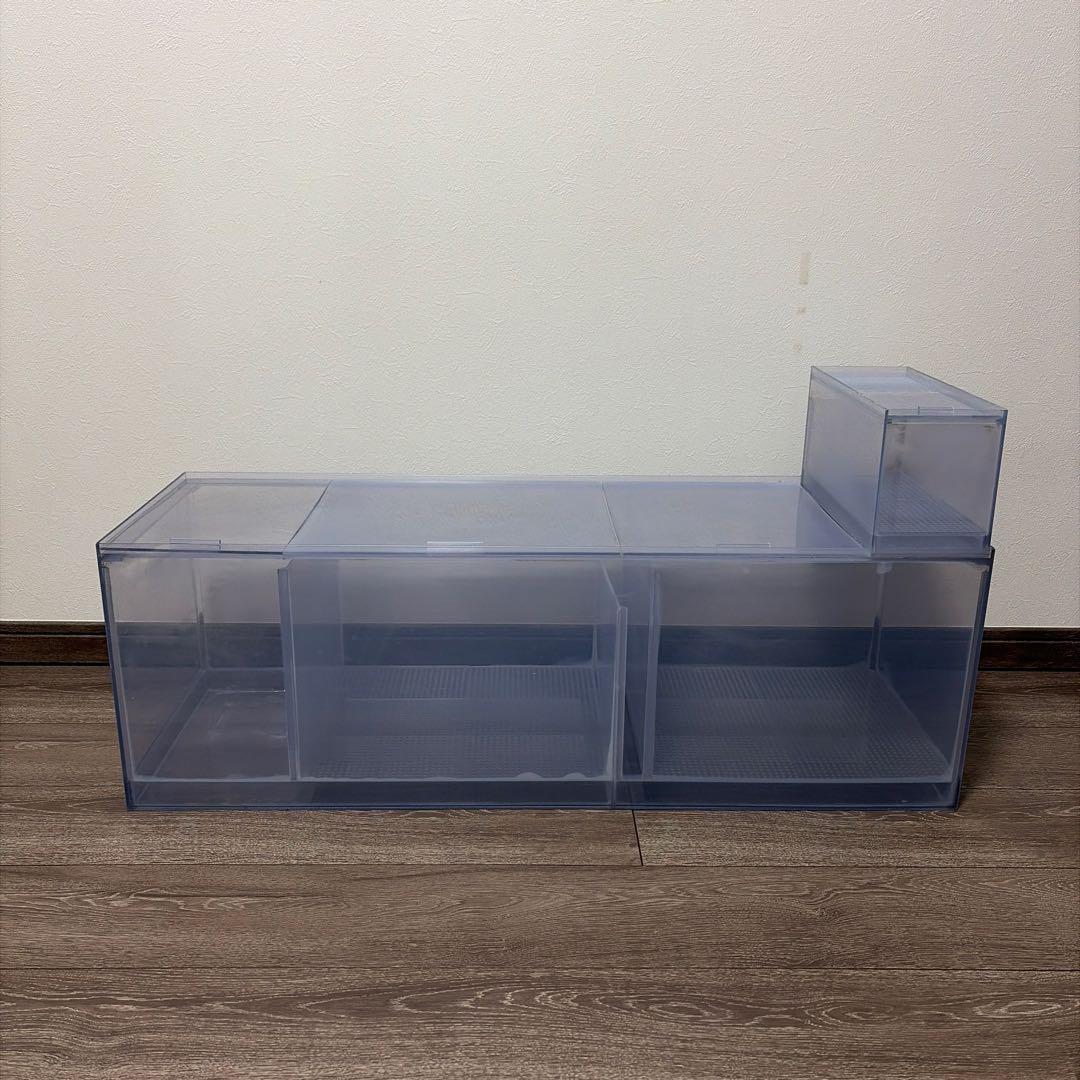 オーバーフロー　濾過槽