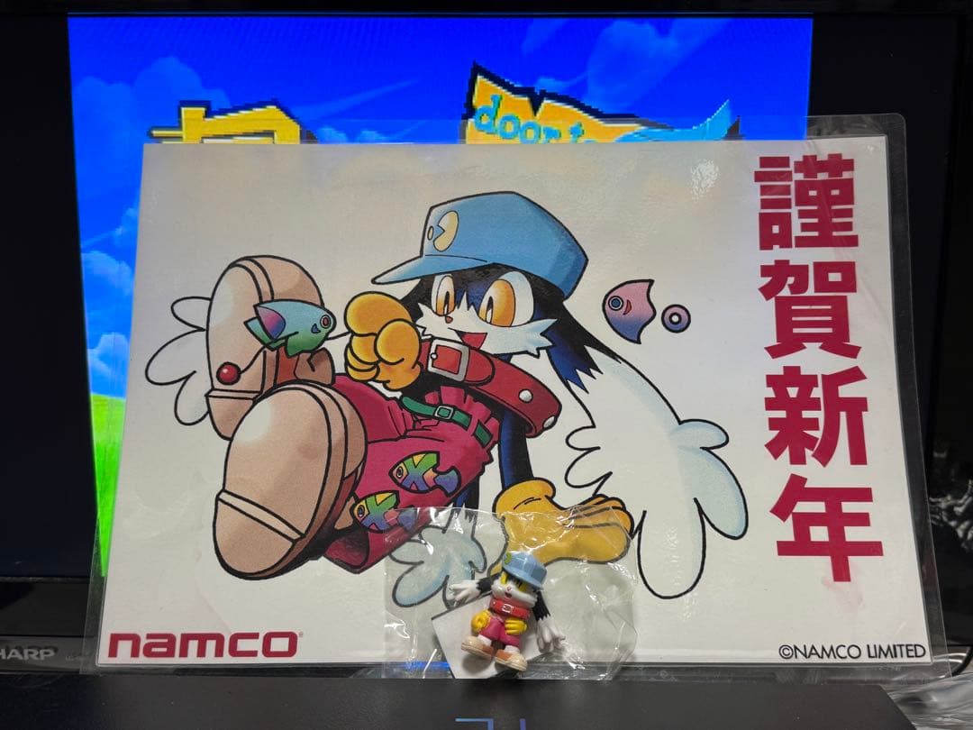 d*2様 風のクロノア　ラミネートイラスト　超殿堂フィギュア未開封　セット