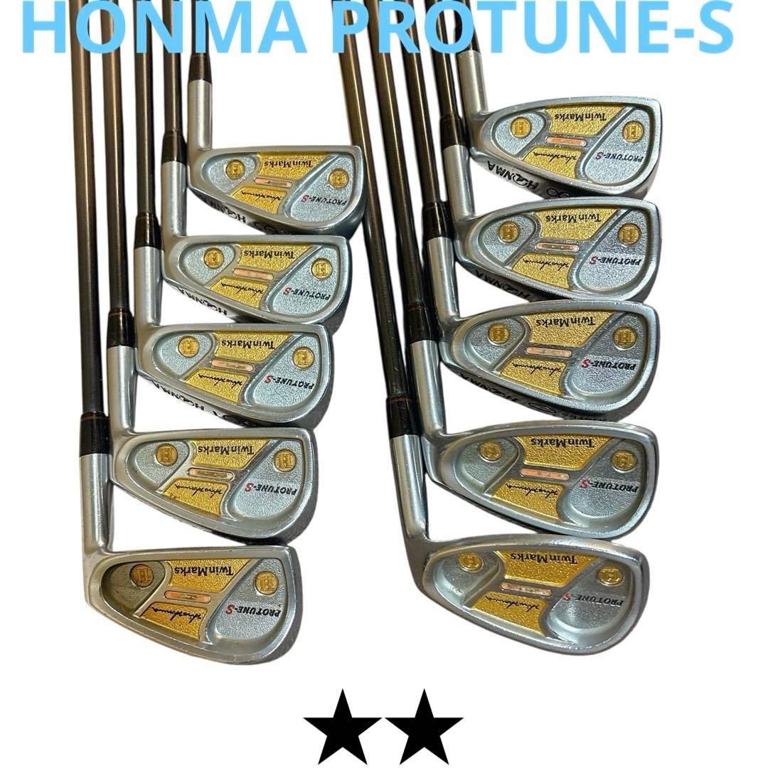 HONMA PROTUNE-Sゴルフ クラブ アイアン #3〜11.SW