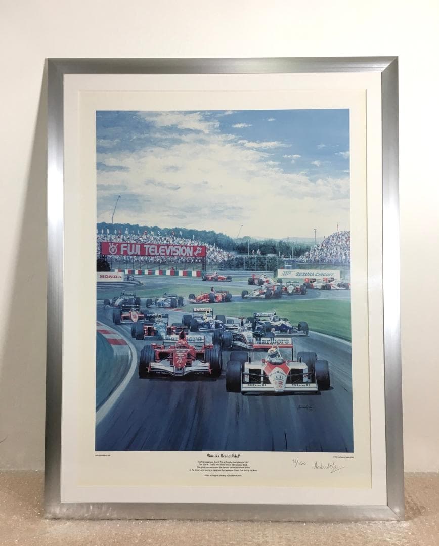 ○鈴鹿 Suzuka Grand prix Andrew Kitson ポスター