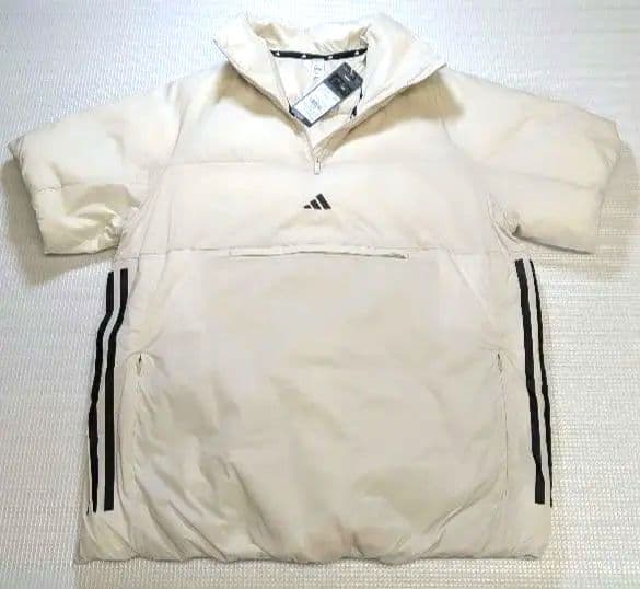 adidas GOLF アノラック半袖ダウンジャケット M