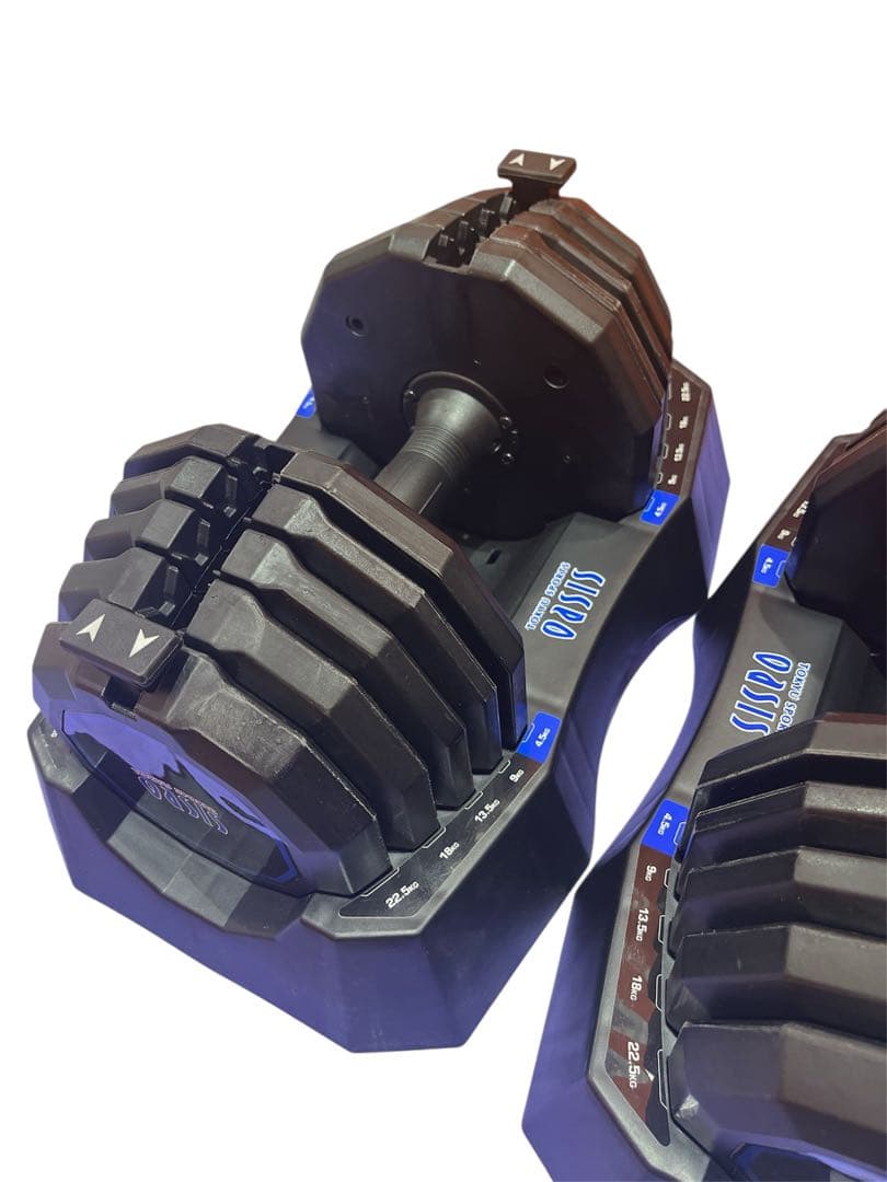 東急スポーツオアシス アジャスタブル ダンベル 22.5kg 可変式 1/2