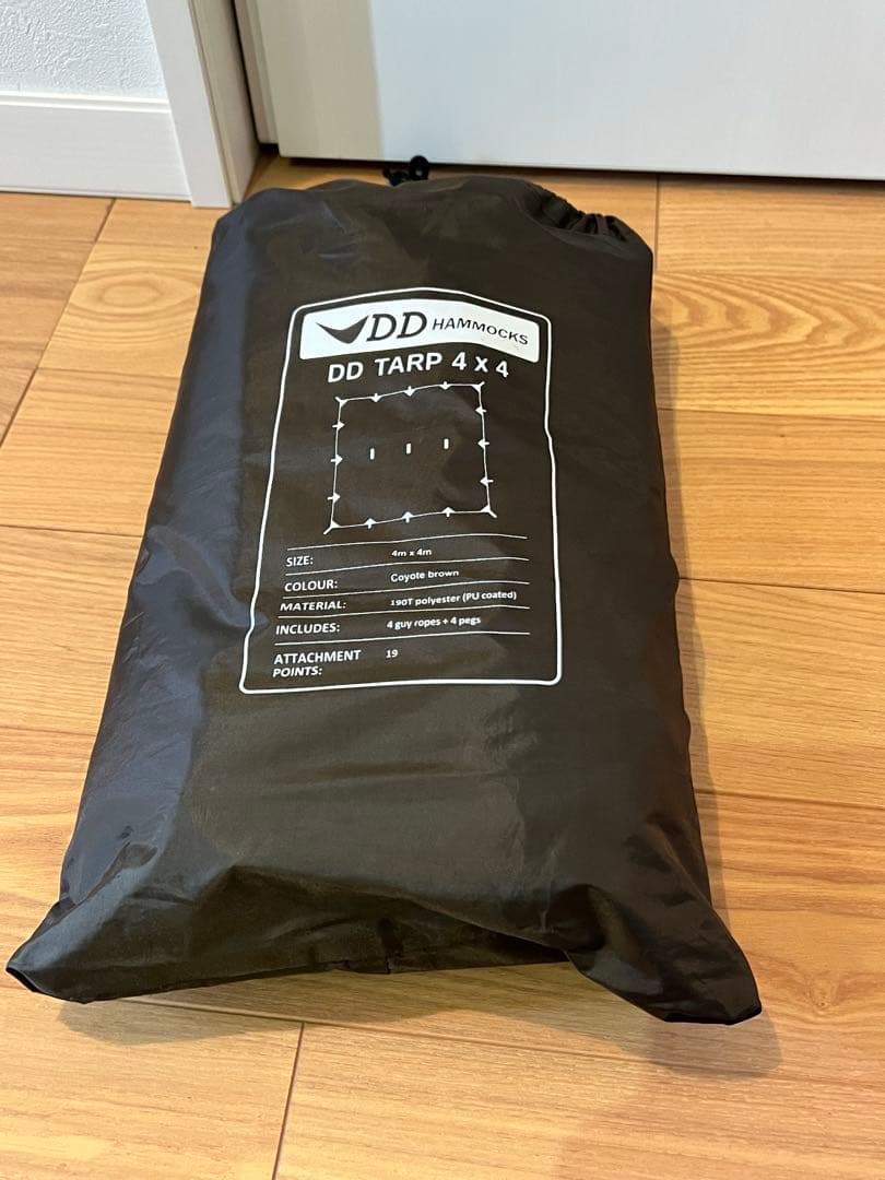 DDタープ 4×4 coyote brown コヨーテブラウン