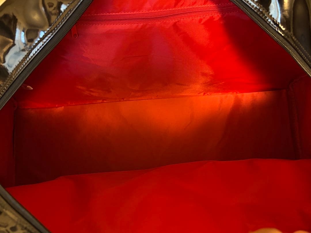 ミニクーパー/2way/ボストンバッグ/エナメル/ショルダー/ブラック/未使用