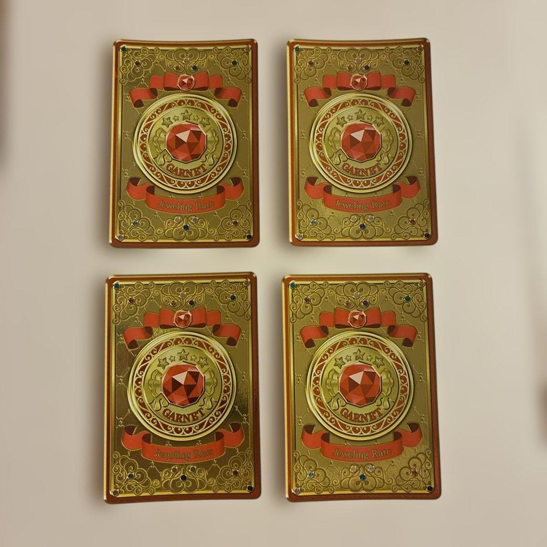 アイカツカード　ジュエリングレア　ジョーカーガーネットコーデ　飛鳥ミライ