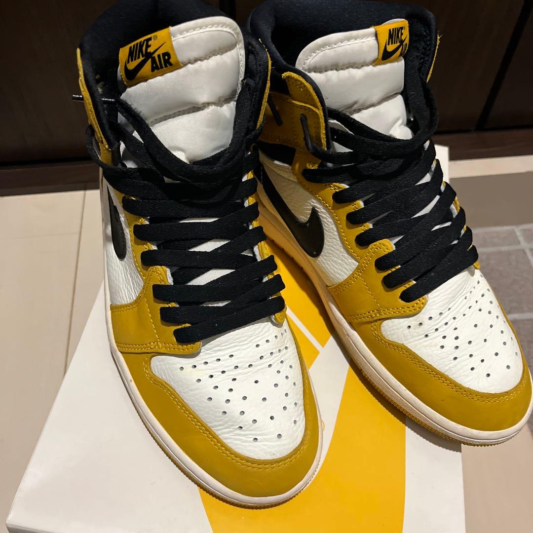 シューズ(男性用) NikeAirJordan1HighOGYellowToe(Taxi) 27cm