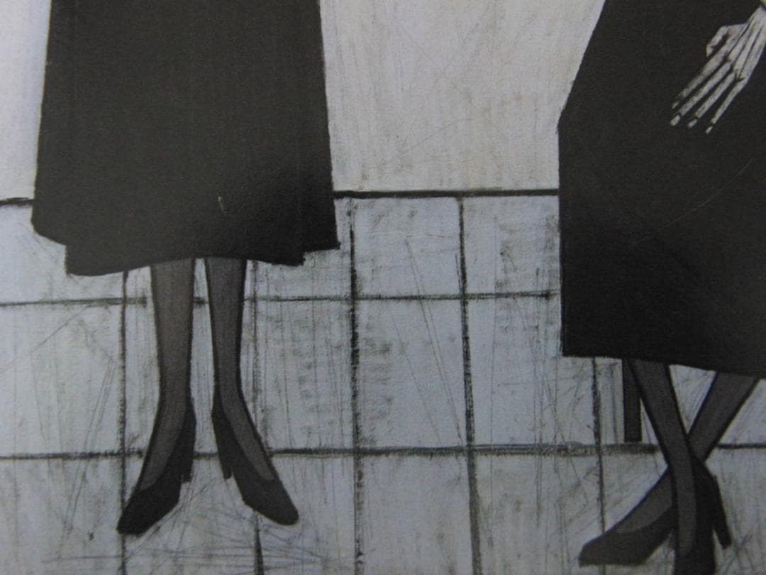 ベルナール・ビュッフェ【Deux bretonnes】希少な額装用画集より