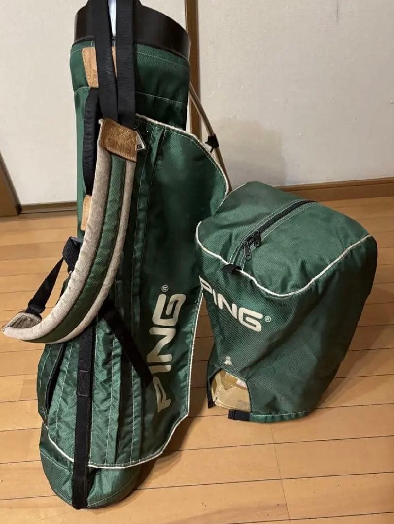 超希少初期モデルPING ピンスタンド型　キャディバッグ　ゴルフバッグ【4分割】