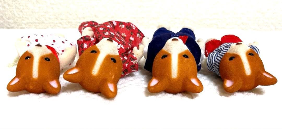 シルバニアファミリー⭐️コーギー　オープンハンド　海外版　Flair