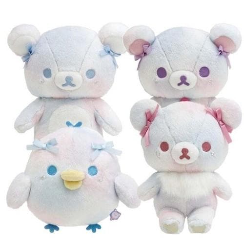 【新品】リラックマ コリラックマ ぬいぐるみ お空のくるりんわたあめ 4個セット