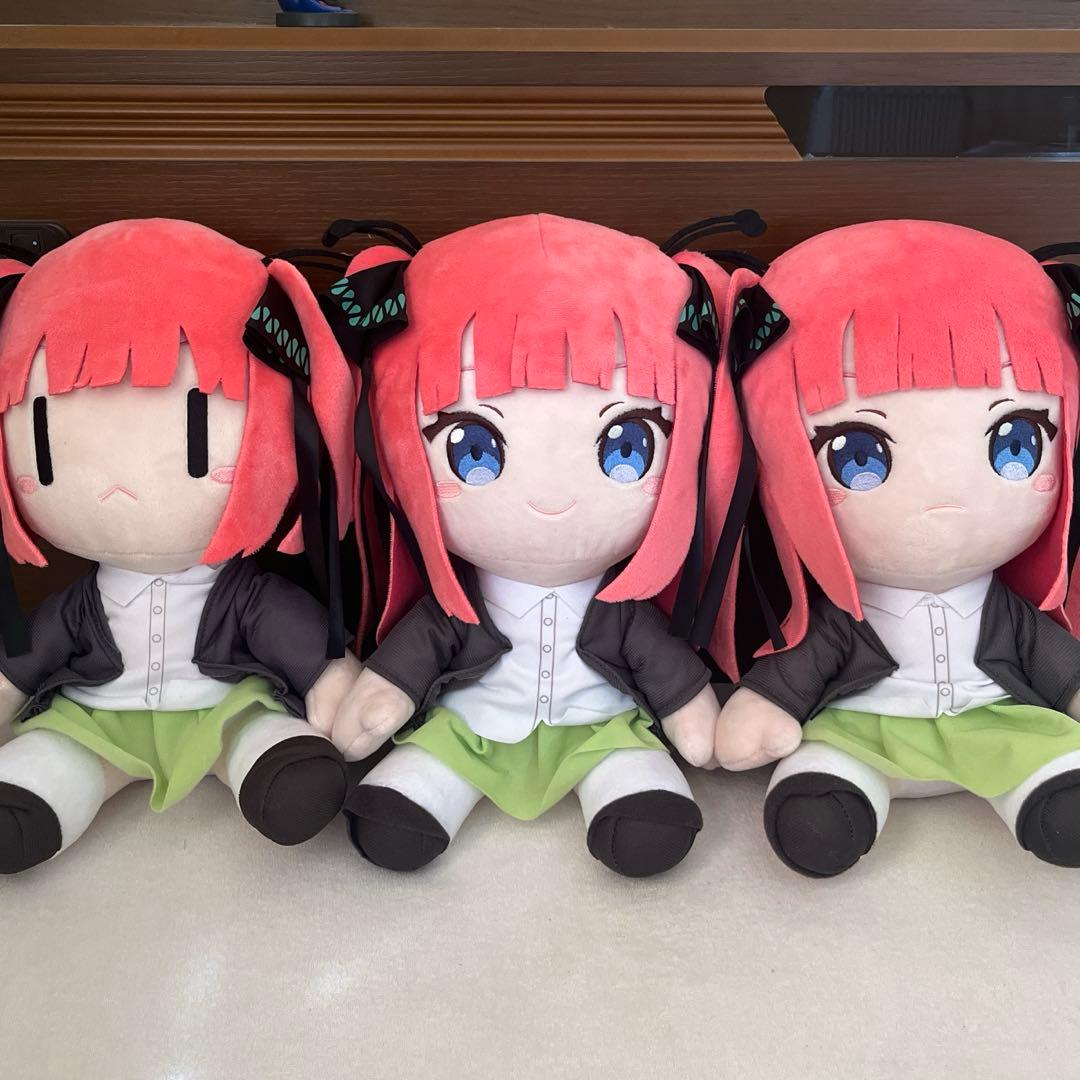五等分の花嫁　中野二乃　bigぬいぐるみ