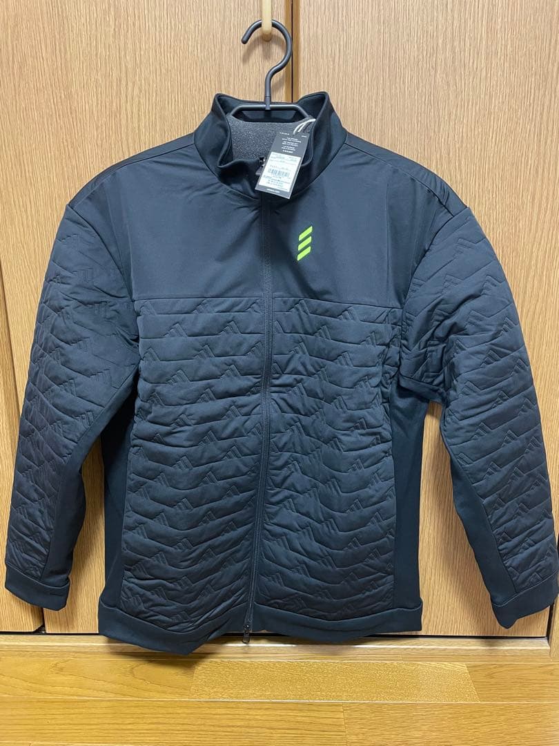 adidas ゴルフメンズジャケット L ブラック