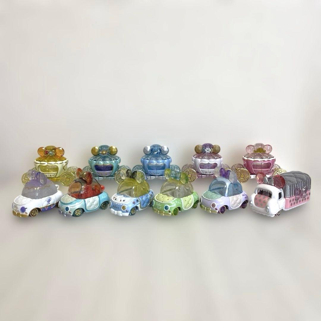 ディズニープリンセストミカ11台セット