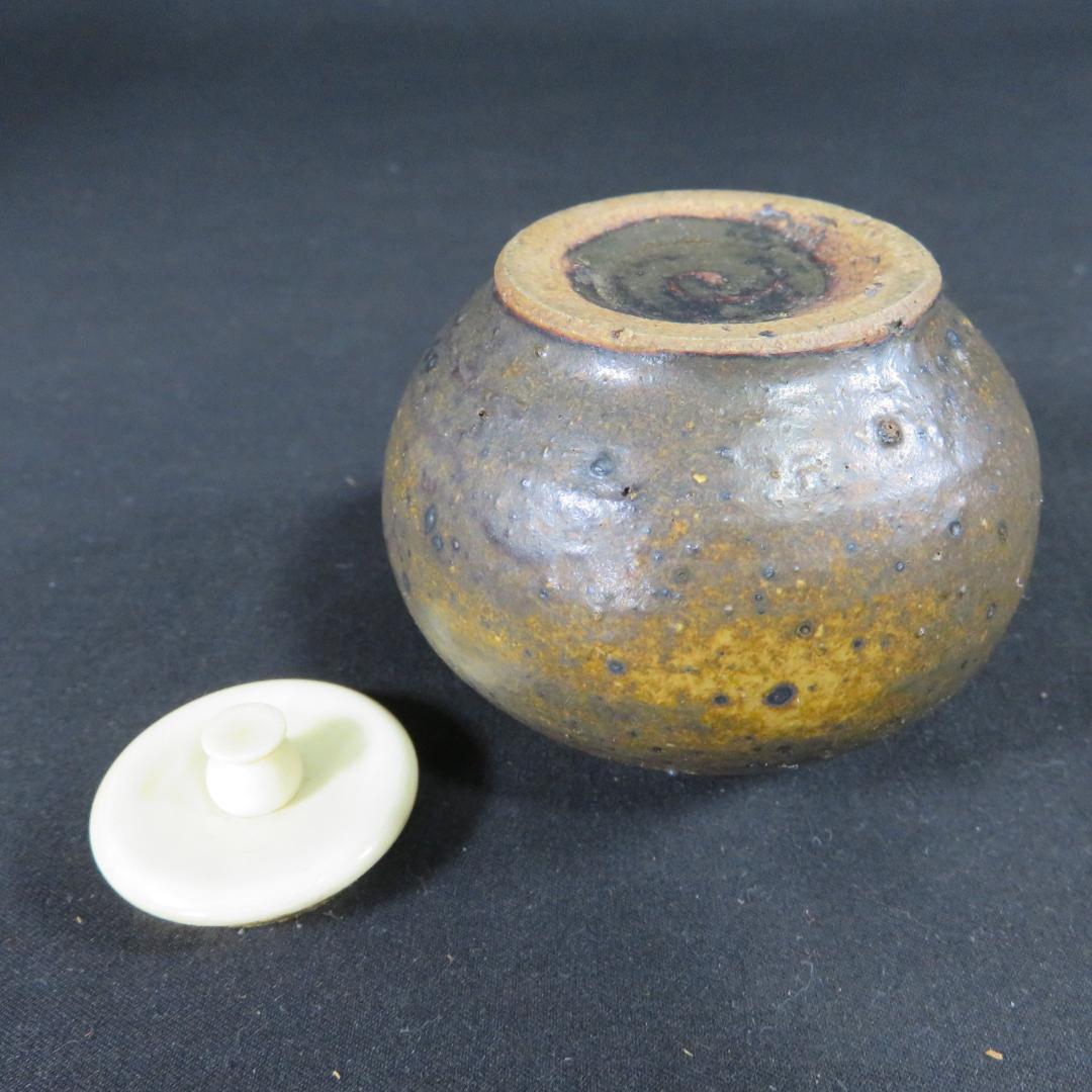 茶入れ 棗 ナツメ 中伊豆窯 山口廣海 茶道具 茶器 茶の湯