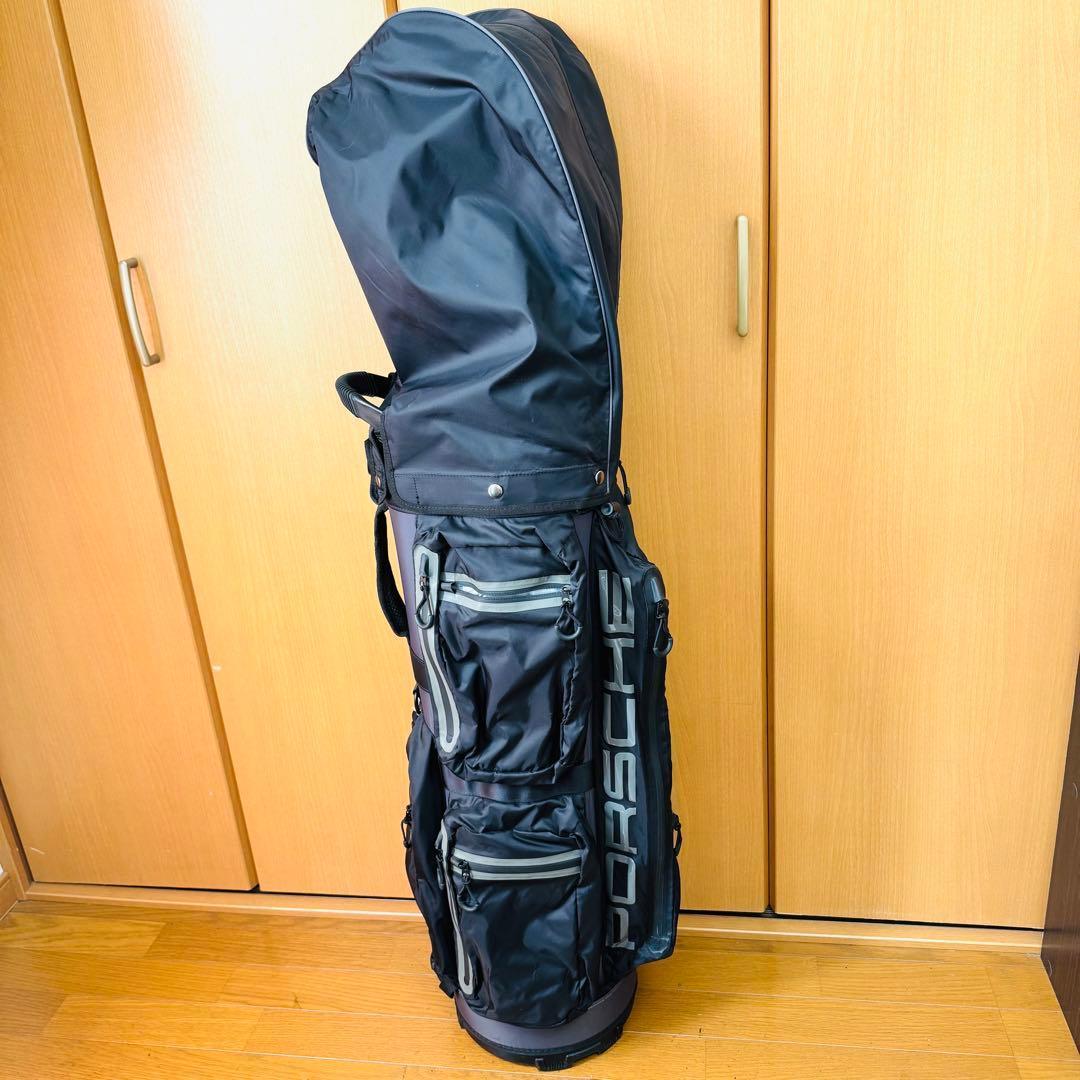 【希少】ポルシェ　PORSCHE 軽量　撥水　キャディバッグ　メンズ　ブラック