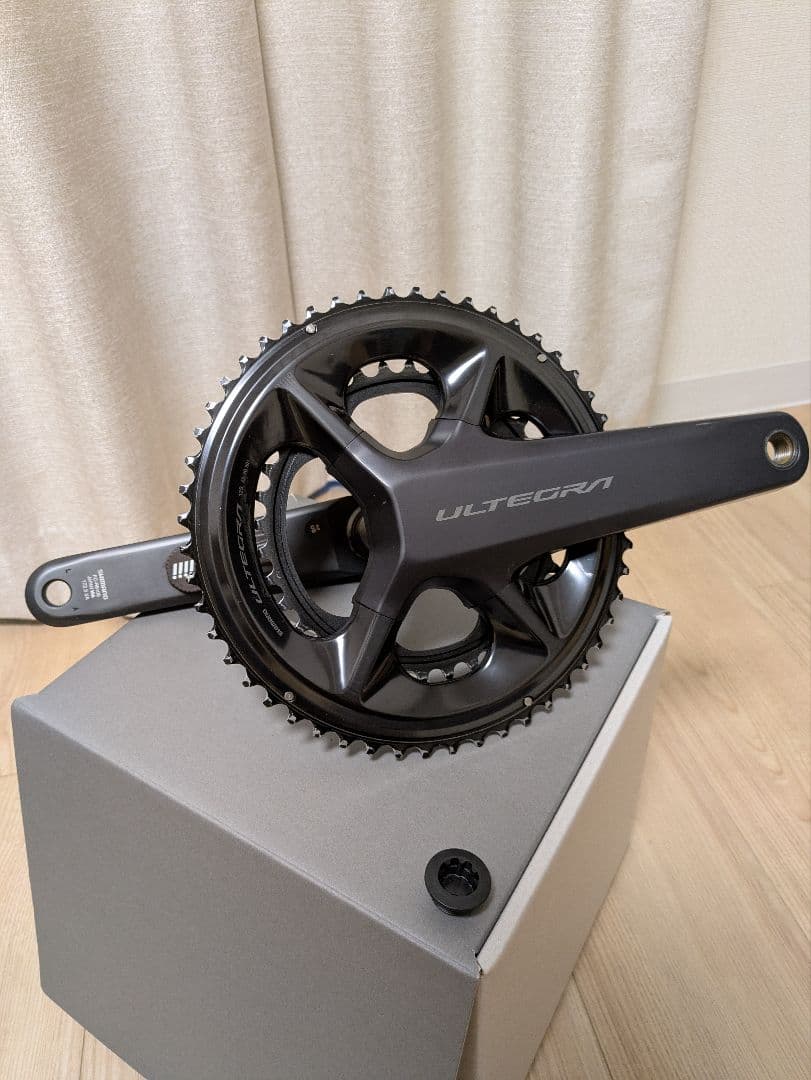 ULTEGRA クランクセット 52-36T 172.5mm　片側パワメ付き