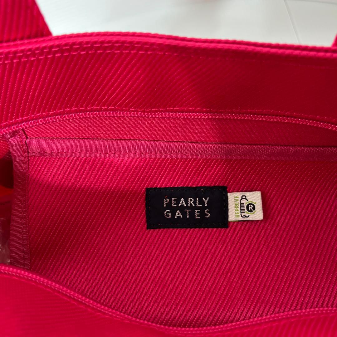 PEARLY GATES ピンク ゴルフバッグ　 ラウンドバッグ　カードバッグ