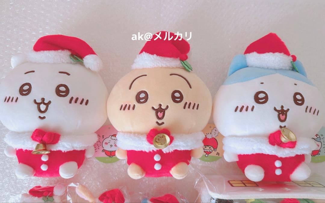 ちいかわ　サンタさんだ! 持ちますマスコット　ハッピーホリデー　まとめ売り