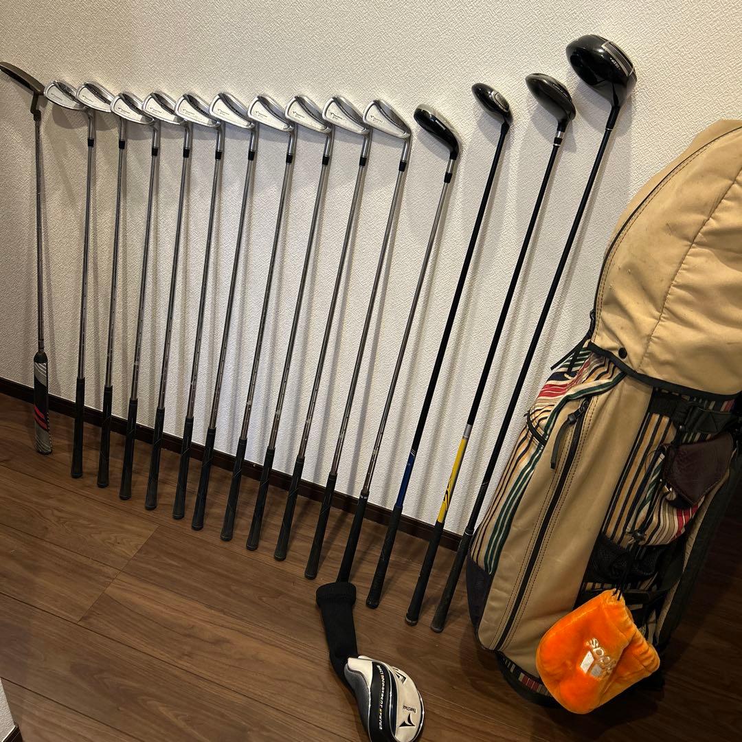 初心者お試しセット　ツアステージ他　メンズS 15本　ゴルフセット