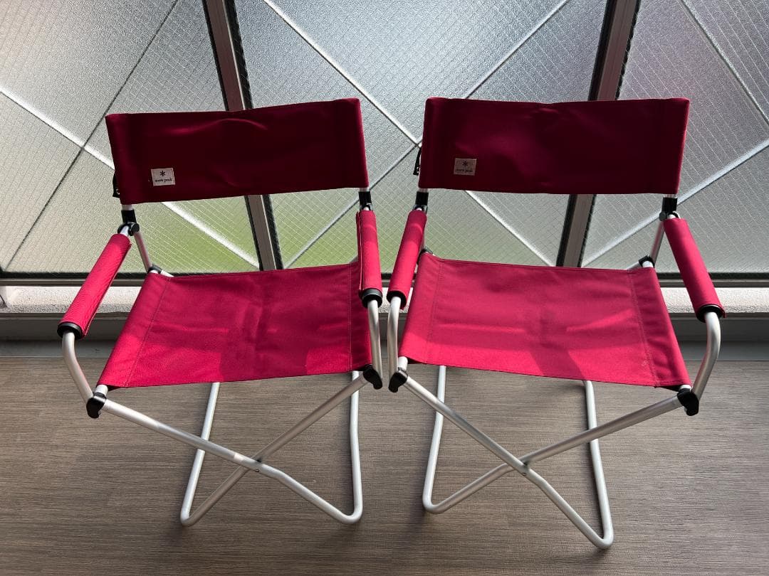 スノーピークFDチェアー　レッド　２脚セット