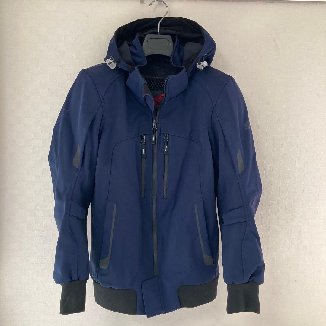 ホンダ　バイクスマートシェルパーカー明るめネイビー　M 防風