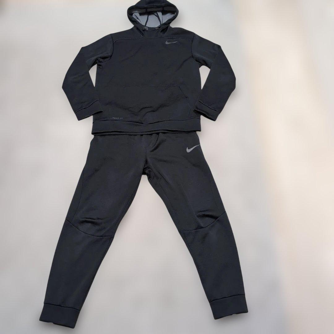 NIKE　ナイキ　スウェット　パーカー　パンツ　上下　セット　ブラック　М