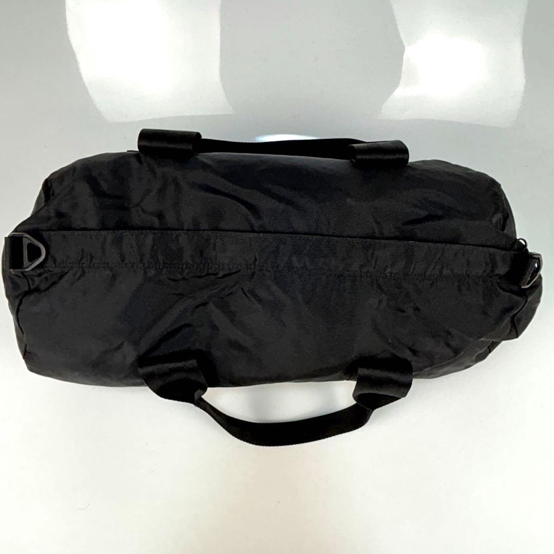 【美品】エルベシャプリエ　ボストンバッグ　黒　2way クロスボディ