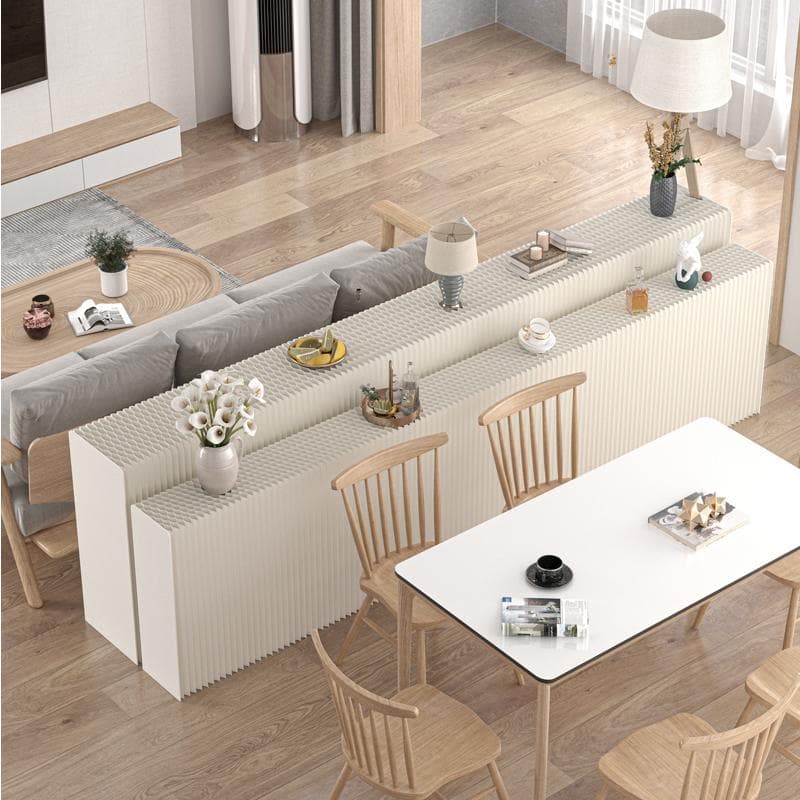 ディスプレイラック展示台セット陳列台 組立不要 折りたたみ長さ3-4ｍ幅52㎝