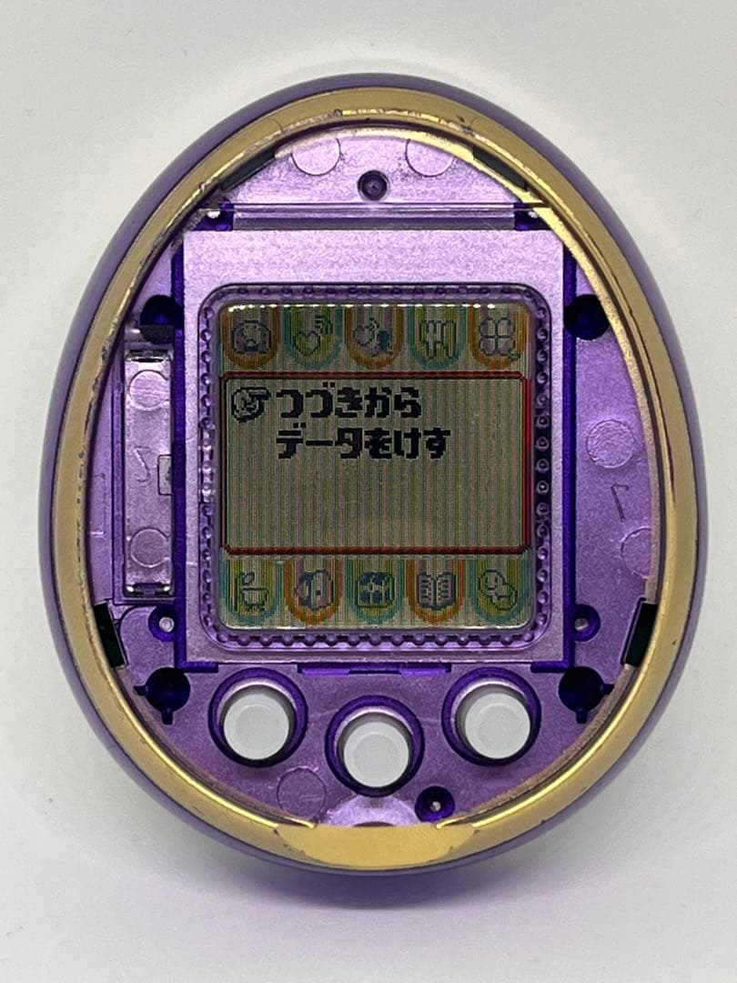 たまごっち４Ｕ　パープル　動作確認済み　全面カバー欠品