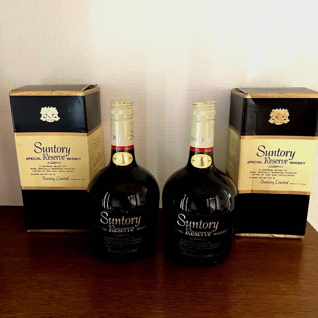 古酒　サントリー　スペシャルリザーブウイスキー　750ml 2本セット