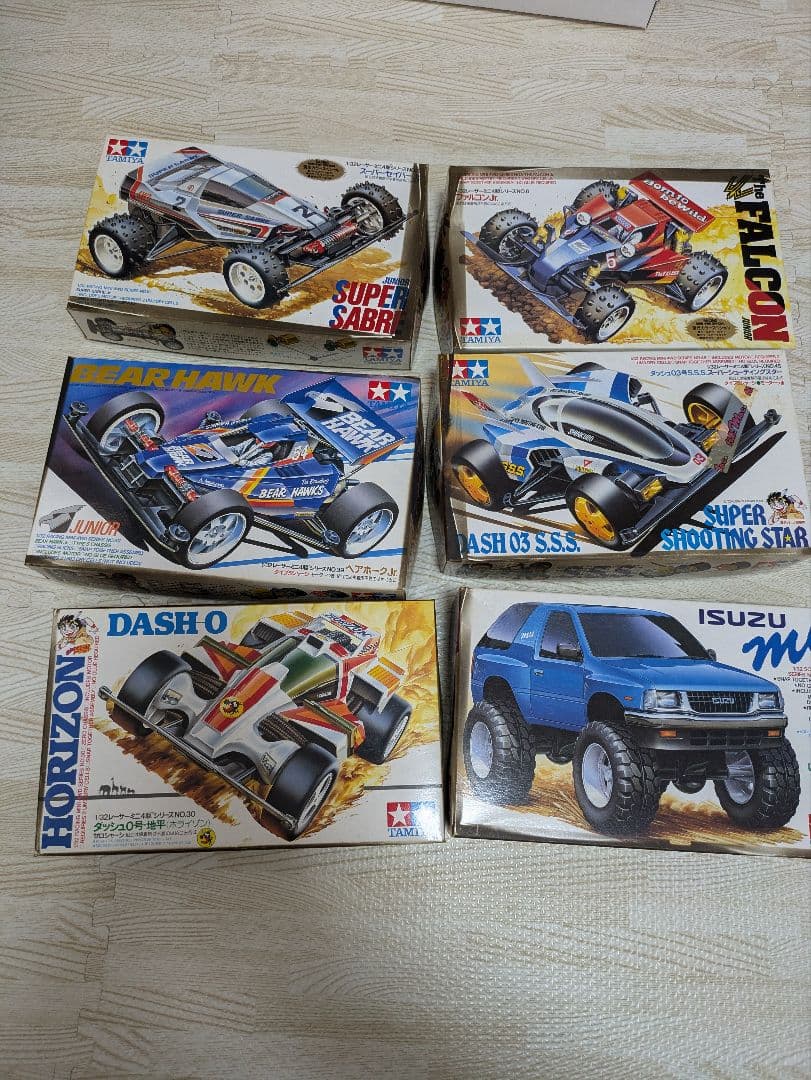 ミニ四駆モデルセット 6点セット