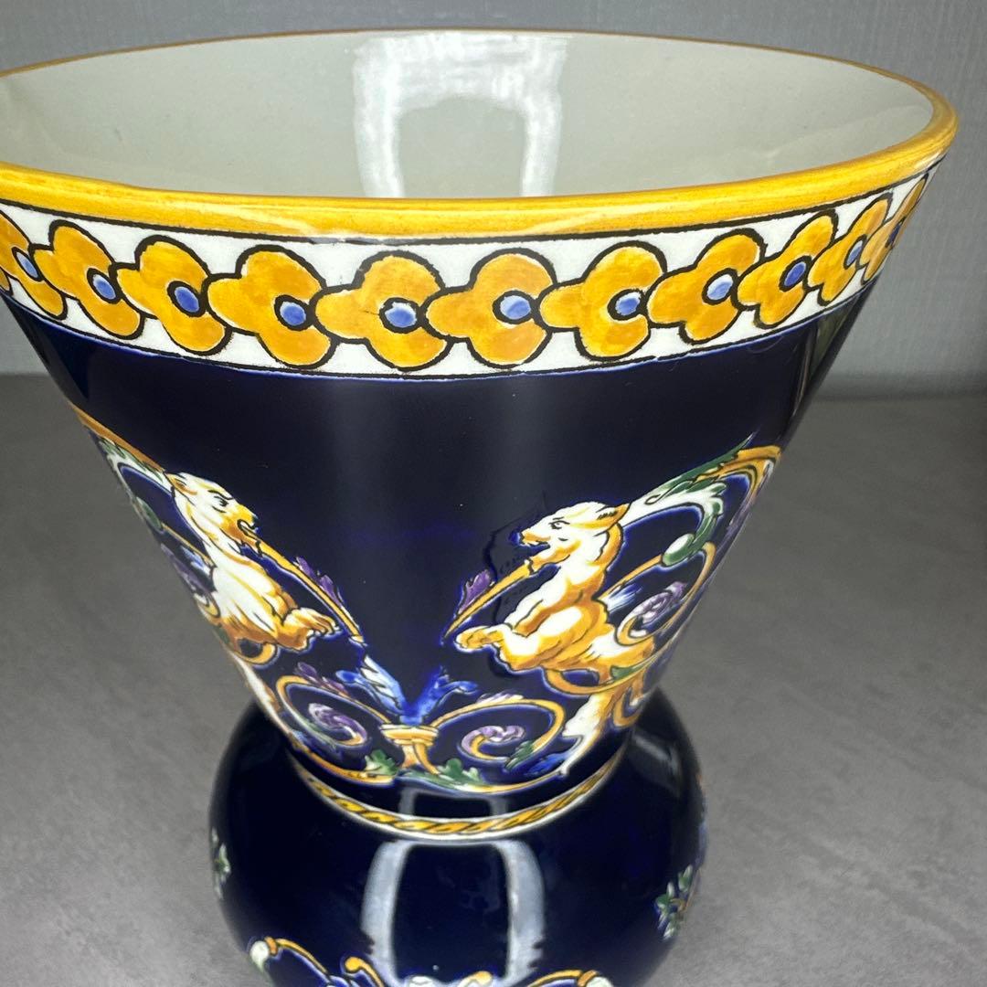 希少レア1960年代GIEN FRANCE ジアン フランス 花瓶