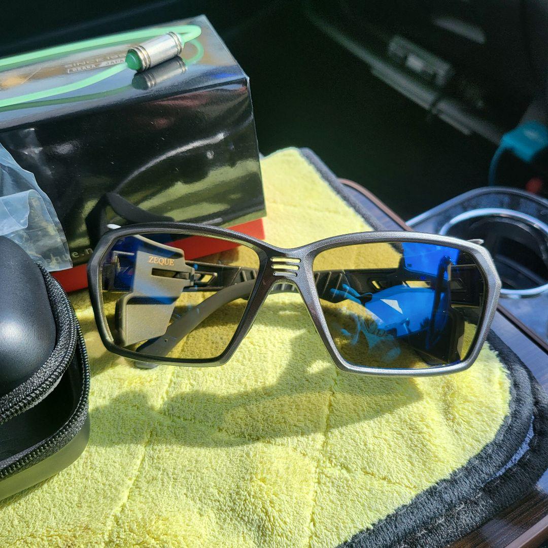 最終値下げ❗ゼクーLOOFルーフF-2043トゥルービュースポーツ/ブルーミラー