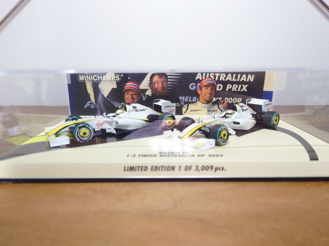 限定 1/43 ブラウンGP 2009 オーストラリアGP 1-2FINISH