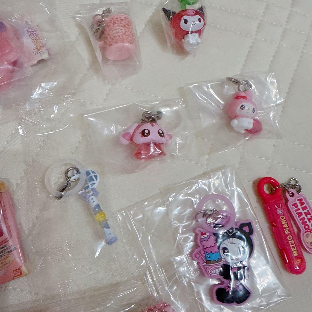 【68点セット】コスメ・平成女児・ピンク系統・レア キーホルダー まとめ売り