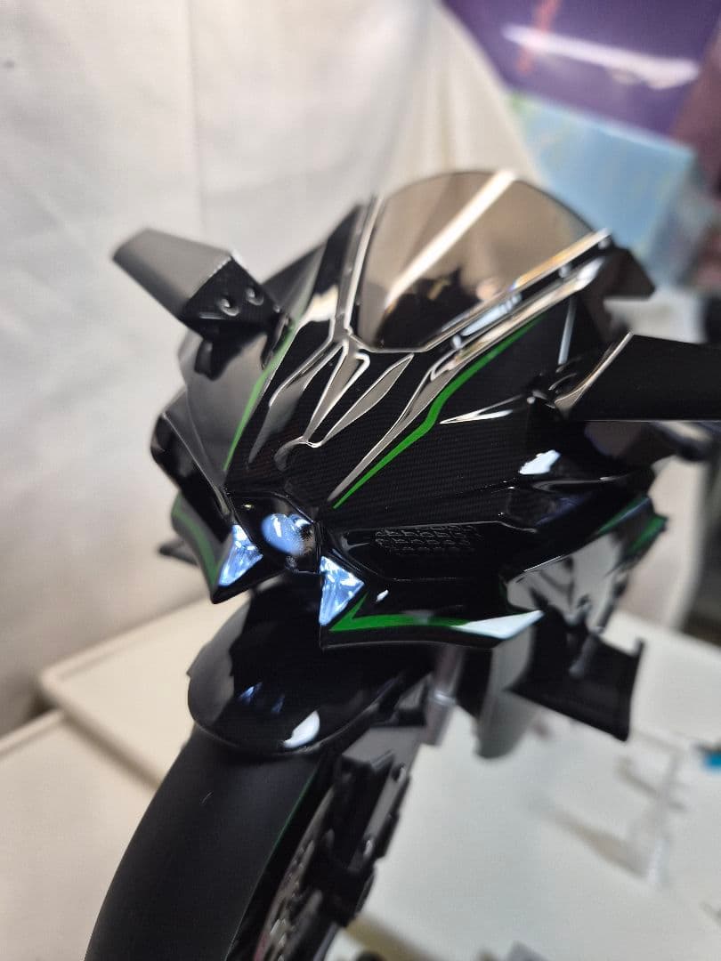 1:6 カワサキ H2R Ninja 合金ダイカスト超BIG オート　カーボン