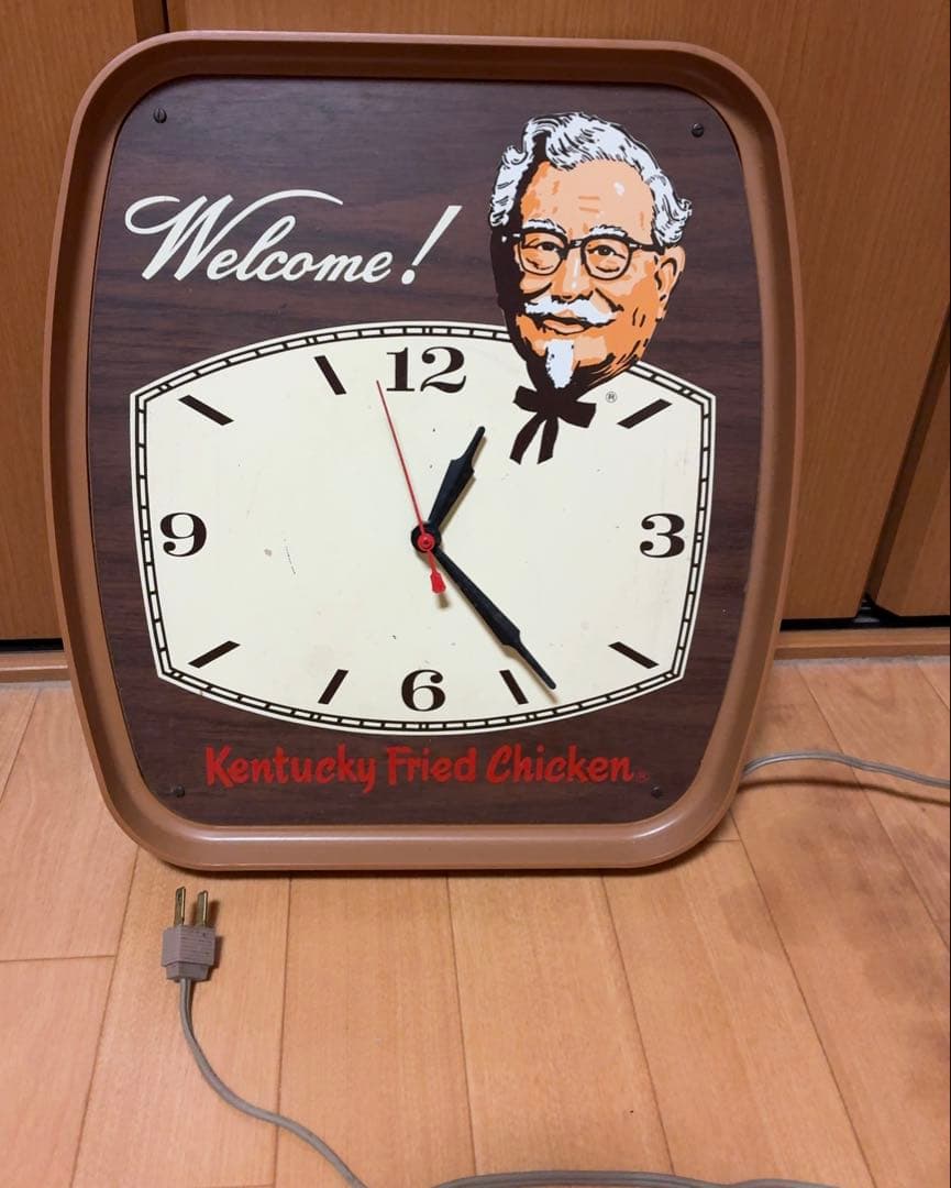 ケンタッキー Kentucky Fried Chicken 掛け時計看板グッズ